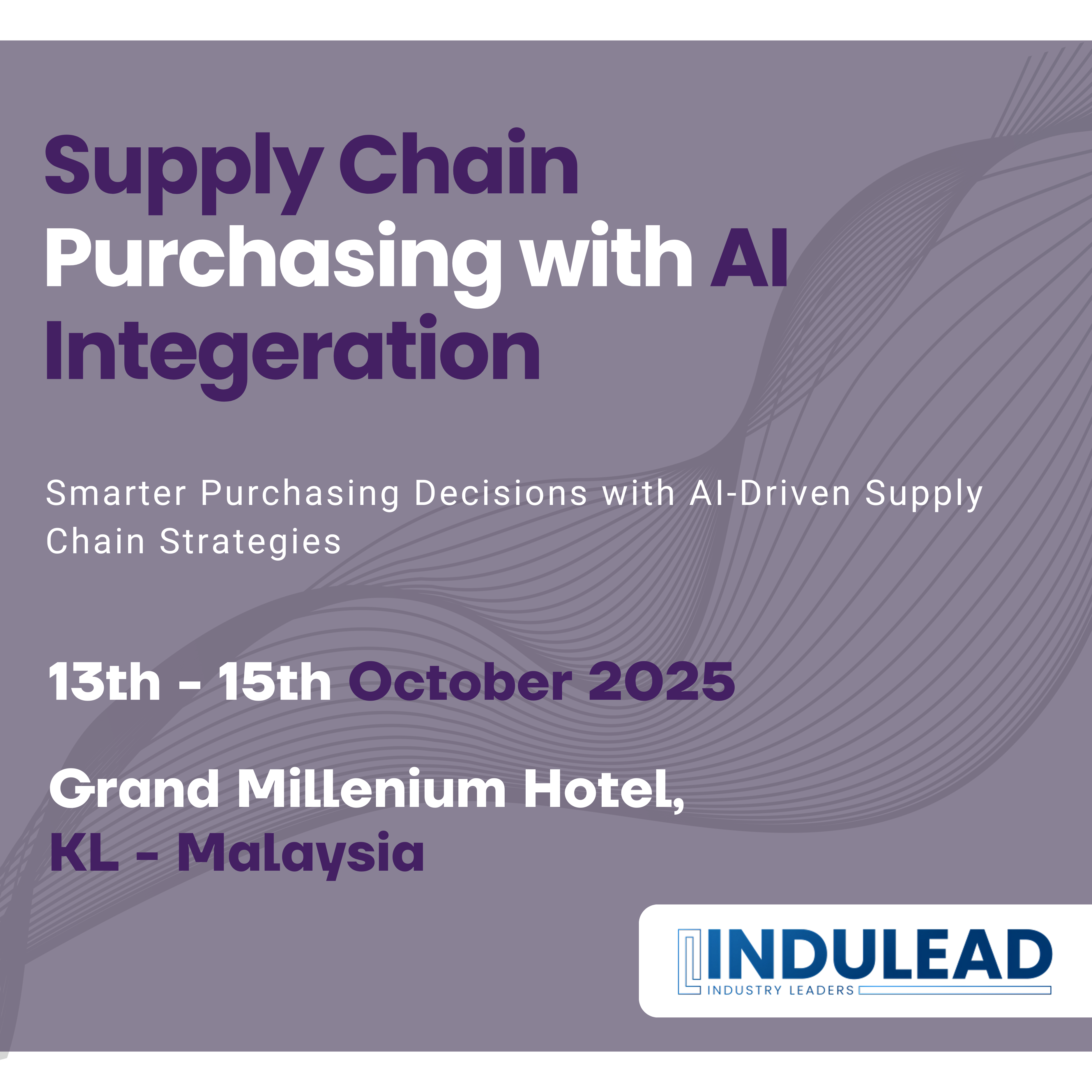 Supply Chain Purchasing with AI Integeration – October 2025